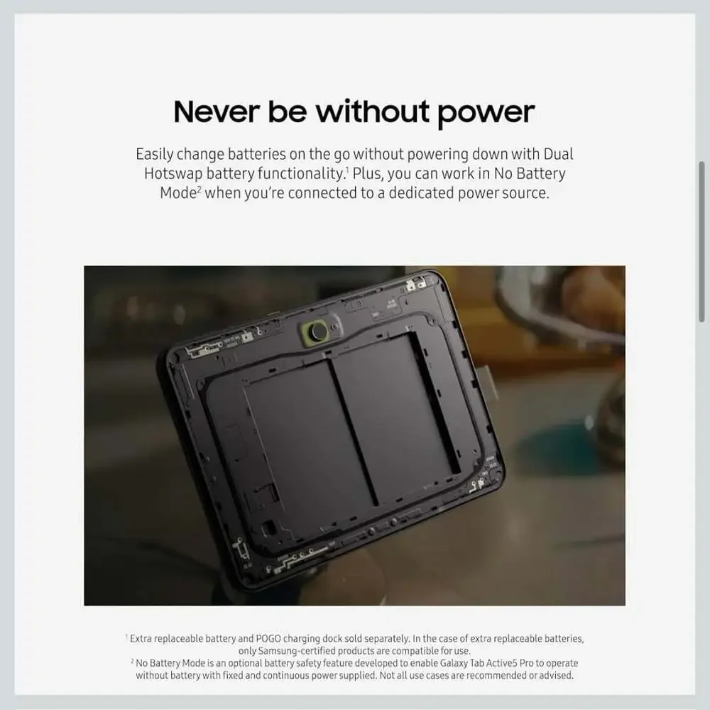 Samsung Galaxy Tab Active5 Pro 128GB Rugged Tablet (Model SM-X350)